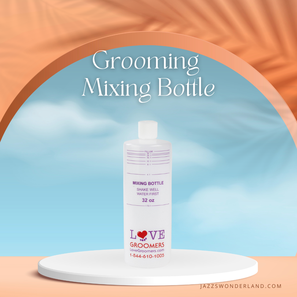 Grooming Mixing Bottle for 15:1 Shampoo | Easy Dilution Bottle